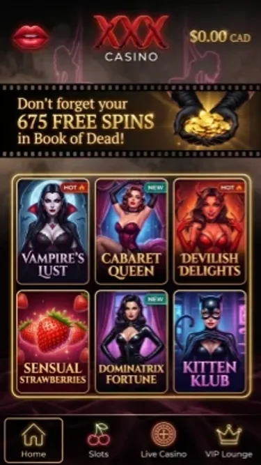AdultWin Casino Screenshot